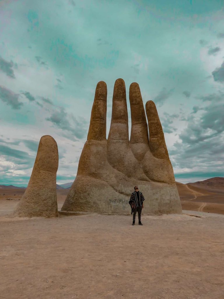 Where is Manzino, Hand of the desert, Atacama Desert, Chile